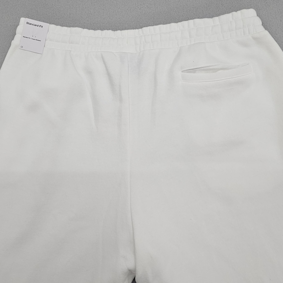NWT Nike Air Jordan Fleece Joggers Mens Size 2XL White Orange Jumpman Drawstring - Picture 4 of 13